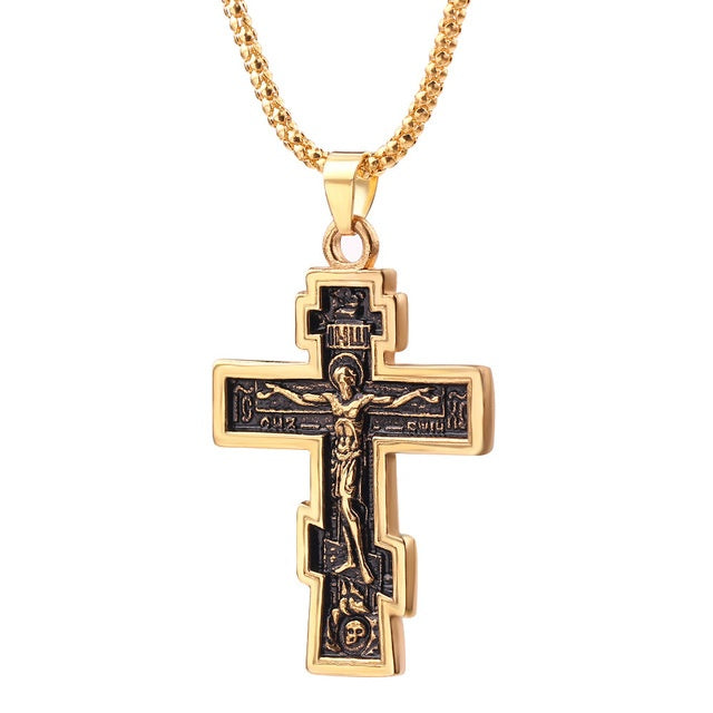 Pendentif Croix en Bois