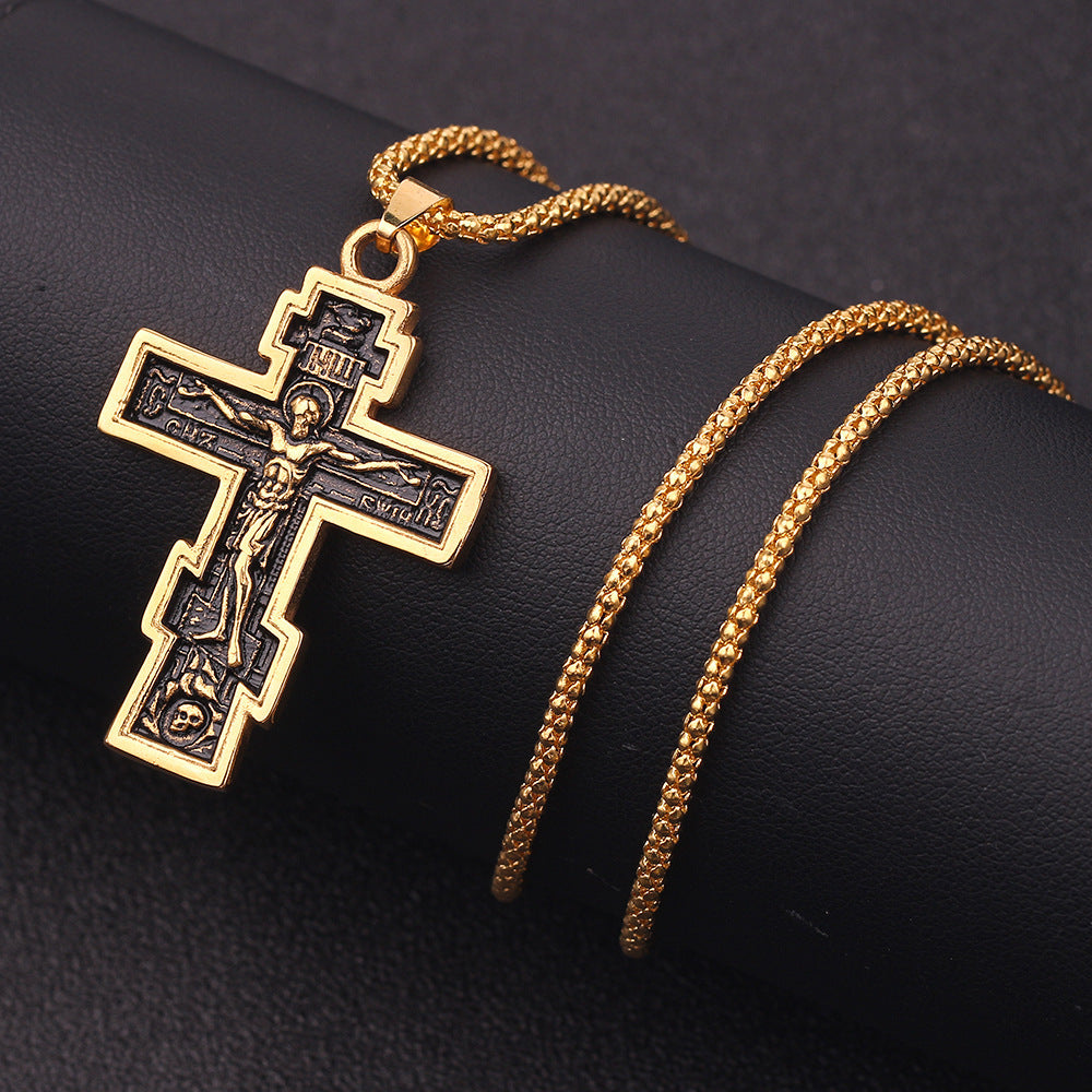 Pendentif Croix en Bois