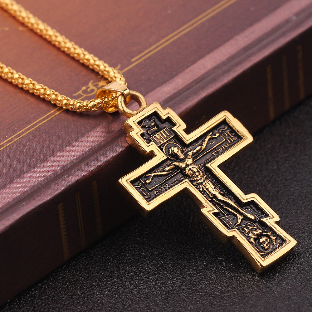 Pendentif Croix en Bois