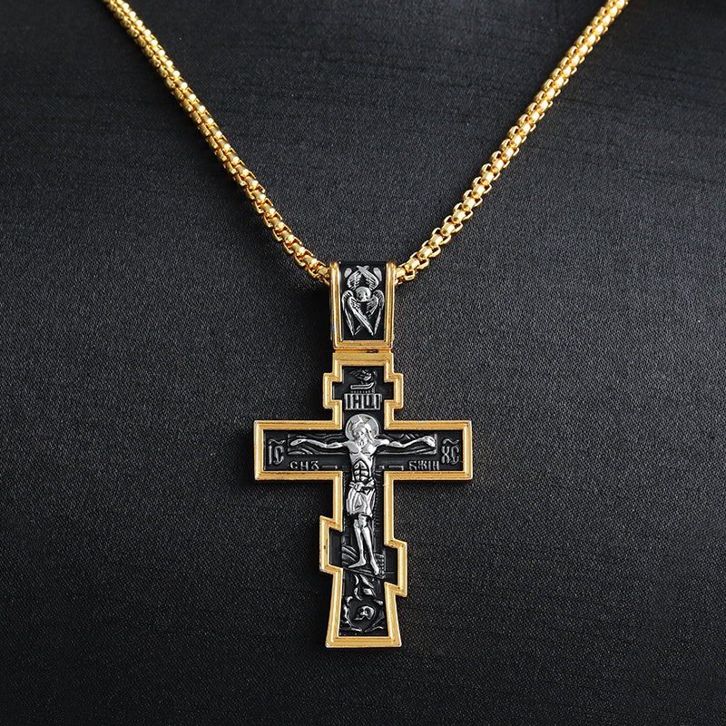 Pendentif Croix en Bois