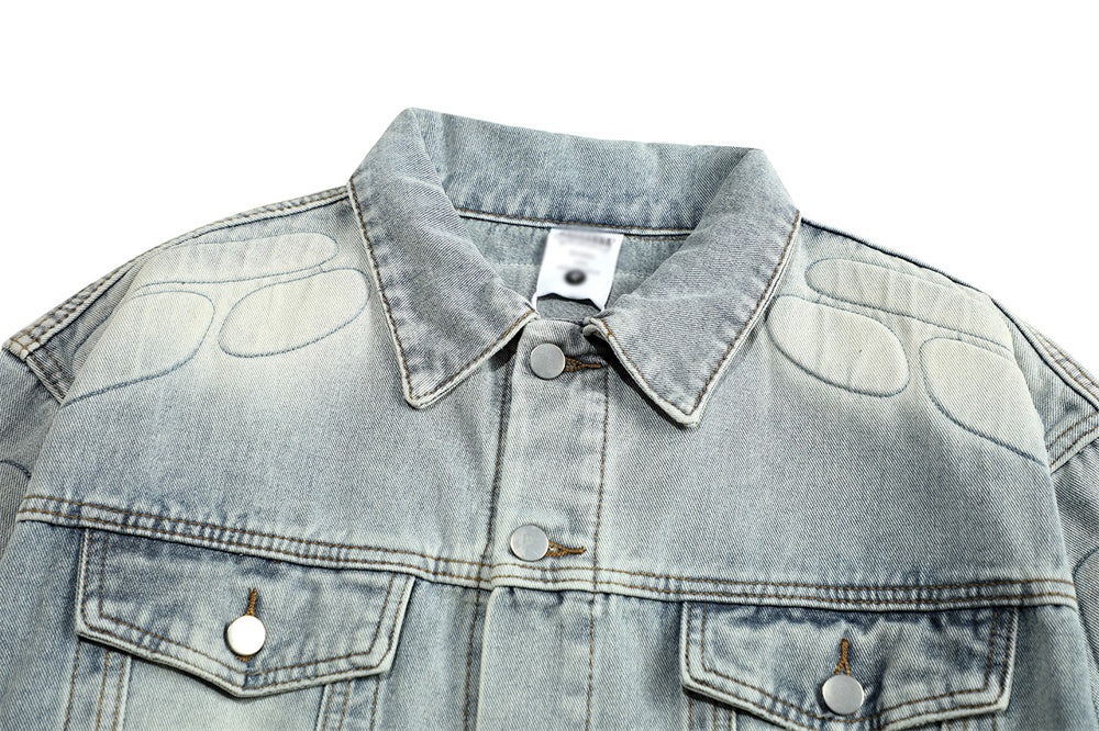 Veste en jean clair